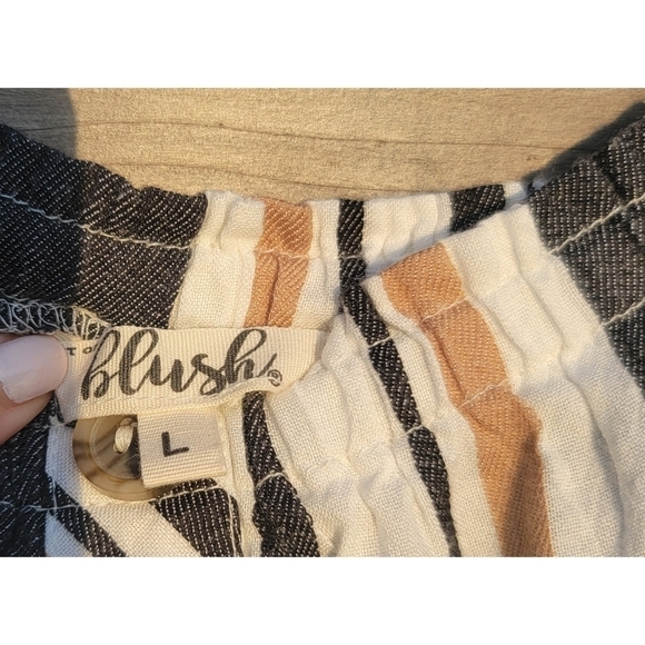 Women's striped romper - Picture 3 of 4